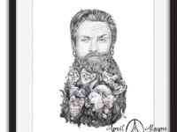 Kitten Beard 8.5 x 11in Fine Art Print