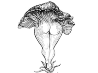 Flirtatious Fungi #1 8.5 x 11  Print